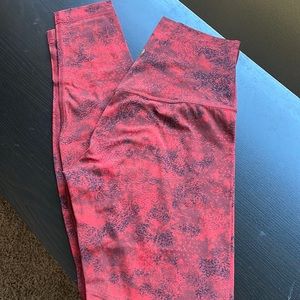 Lululemon Align Leggings- Intricate Oasis Love Red Multi